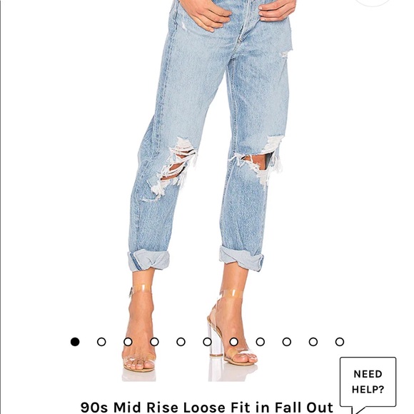 Agolde 90s mid-rise loose fit size 26 - Picture 1 of 4